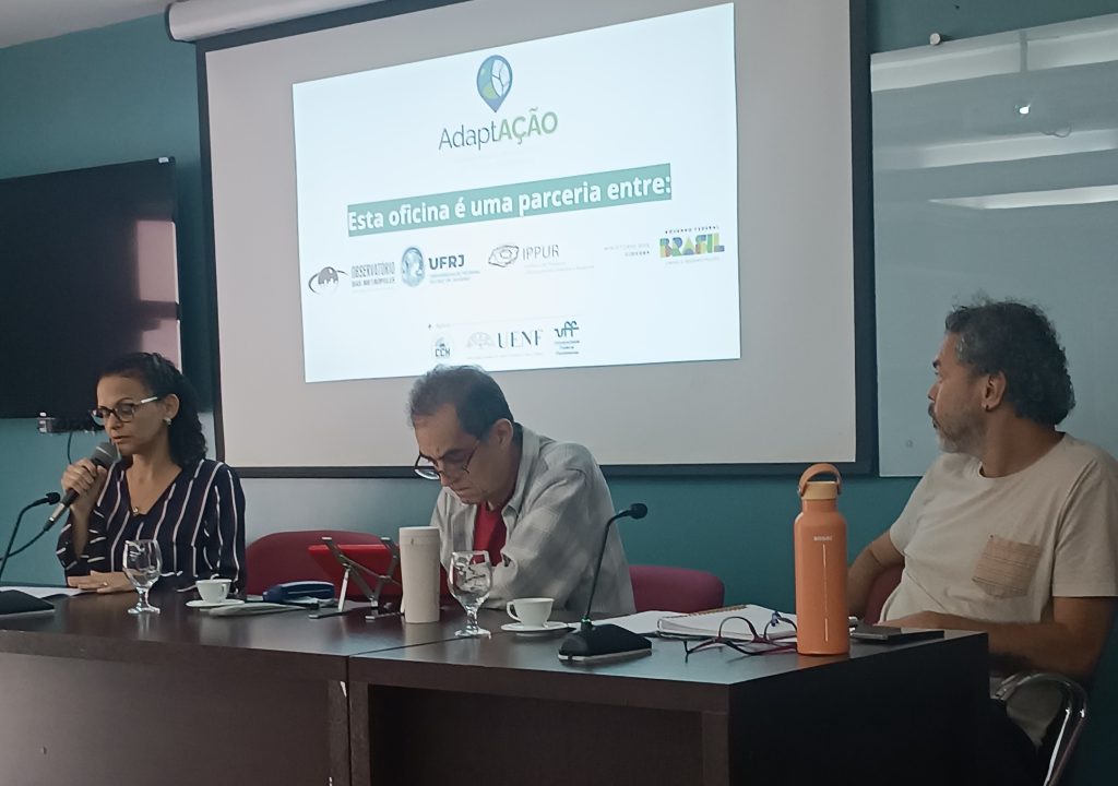 Oficina local do projeto AdaptAÇÃO realizada no Norte Fluminense (campus da UENF, Campos dos Goytacazes-RJ) em 30/10/25.